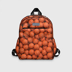 Детский рюкзак Баскетбольные мячи, цвет: 3D-принт