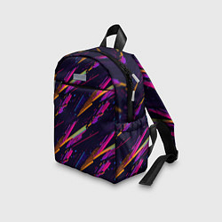 Детский рюкзак Глитч полосы, цвет: 3D-принт — фото 2