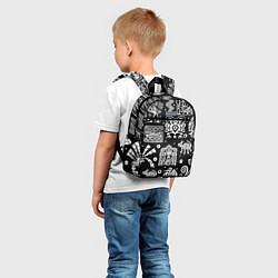 Детский рюкзак Знаки племени Майя, цвет: 3D-принт — фото 2