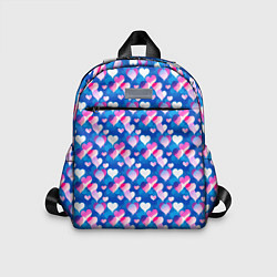 Детский рюкзак Узор из сердечек, цвет: 3D-принт