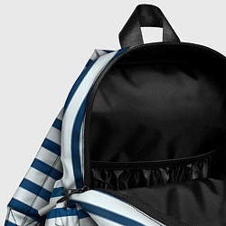 Детский рюкзак Северный флот, тельняшка, цвет: 3D-принт — фото 2