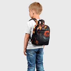 Детский рюкзак Midjourney Цветок вулкан, цвет: 3D-принт — фото 2
