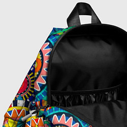 Детский рюкзак Психоделика калейдоскоп, цвет: 3D-принт — фото 2