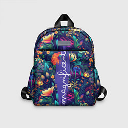 Детский рюкзак Magnificent Великолепная цветы, цвет: 3D-принт