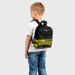 Детский рюкзак Предупреждающая лента, цвет: 3D-принт — фото 2