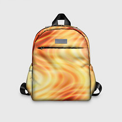 Детский рюкзак Абстрактные оранжево-жёлтые солнечные волны