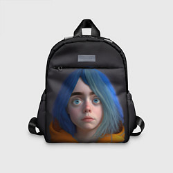 Детский рюкзак Билли Айлиш портрет, цвет: 3D-принт