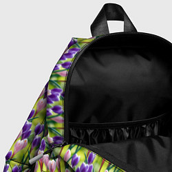 Детский рюкзак Весенние крокусы, цвет: 3D-принт — фото 2