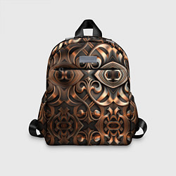 Детский рюкзак Золотой узор - паттерн, цвет: 3D-принт