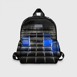 Детский рюкзак Хромированные кубы абстракция