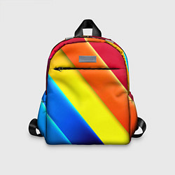 Детский рюкзак Радужные полосы текстура