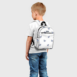 Детский рюкзак Бумажные самолетики, цвет: 3D-принт — фото 2