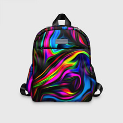 Детский рюкзак Неон кистью краски, цвет: 3D-принт