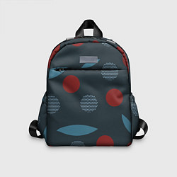 Детский рюкзак Круги и листья, цвет: 3D-принт