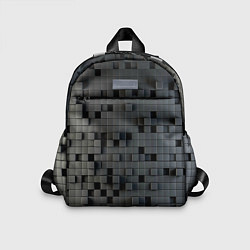 Детский рюкзак Digital pixel black, цвет: 3D-принт