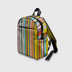 Детский рюкзак Абстрактное множество разноцветных листов, цвет: 3D-принт — фото 2