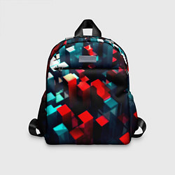 Детский рюкзак Digital abstract cube, цвет: 3D-принт
