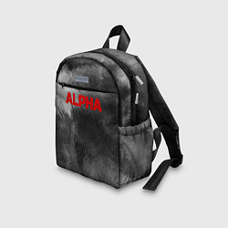 Детский рюкзак Альфа мужик, цвет: 3D-принт — фото 2