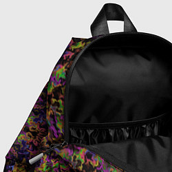 Детский рюкзак Цветная психоделика, цвет: 3D-принт — фото 2