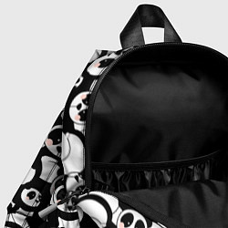 Детский рюкзак Чёрно-белые панды, цвет: 3D-принт — фото 2