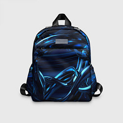 Детский рюкзак Фрактальный узор волны, цвет: 3D-принт