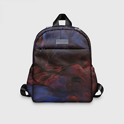 Детский рюкзак Тёмные переливающиеся волны с блёстками, цвет: 3D-принт