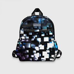 Детский рюкзак Неоновые кубы абстракция