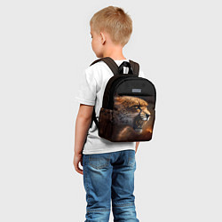 Детский рюкзак Гепард рычащий, цвет: 3D-принт — фото 2