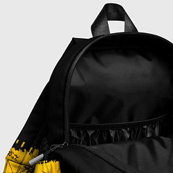 Детский рюкзак Danganronpa - gold gradient: символ сверху, цвет: 3D-принт — фото 2