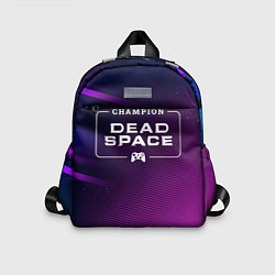 Детский рюкзак Dead Space gaming champion: рамка с лого и джойсти, цвет: 3D-принт