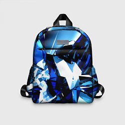 Детский рюкзак Crystal blue form, цвет: 3D-принт