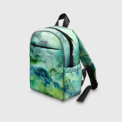 Детский рюкзак Зеленые туманы, цвет: 3D-принт — фото 2