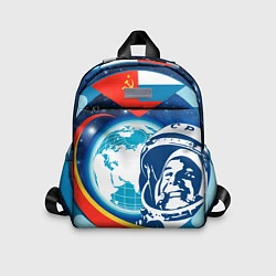 Детский рюкзак Первый космонавт Юрий Гагарин, цвет: 3D-принт