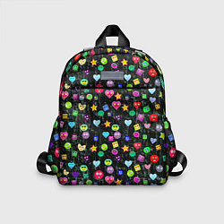 Детский рюкзак В смайликах, цвет: 3D-принт