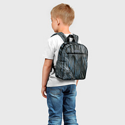 Детский рюкзак Тёмные листы стёкол, цвет: 3D-принт — фото 2