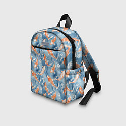 Детский рюкзак Золотые рыбки паттерн, цвет: 3D-принт — фото 2