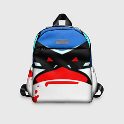 Детский рюкзак Пингвин злой, цвет: 3D-принт