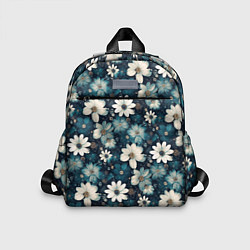 Детский рюкзак Узор из весенних цветочков, цвет: 3D-принт