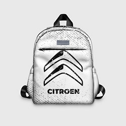Детский рюкзак Citroen с потертостями на светлом фоне, цвет: 3D-принт