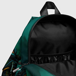 Детский рюкзак Мотоцикл в лесу, цвет: 3D-принт — фото 2