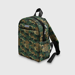 Детский рюкзак Звери - камуфляж, цвет: 3D-принт — фото 2