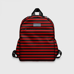 Детский рюкзак Темно-красные полосы