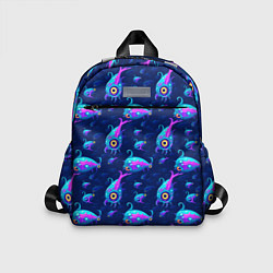 Детский рюкзак Subnautica паттерн с рыбами, цвет: 3D-принт