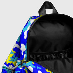 Детский рюкзак Камуфляж летнее небо, цвет: 3D-принт — фото 2