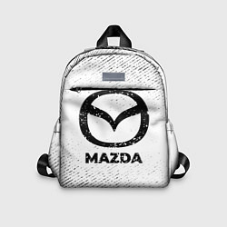 Детский рюкзак Mazda с потертостями на светлом фоне, цвет: 3D-принт