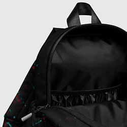 Детский рюкзак Half-Life в стиле glitch и баги графики на темном, цвет: 3D-принт — фото 2