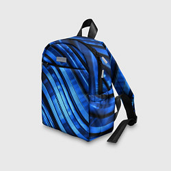 Детский рюкзак Темно-синий металлик, цвет: 3D-принт — фото 2