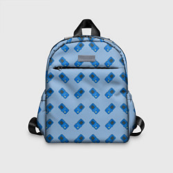 Детский рюкзак Синяя консоль тетрис