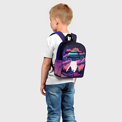 Детский рюкзак Летающая тарелка, цвет: 3D-принт — фото 2