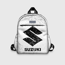 Детский рюкзак Suzuki с потертостями на светлом фоне